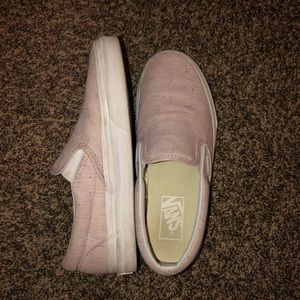 Pink slip on Vans